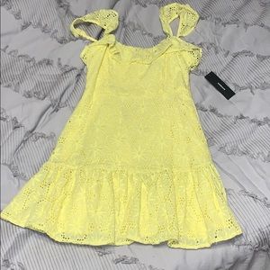 Lulu’s Yellow Eyelet Dress